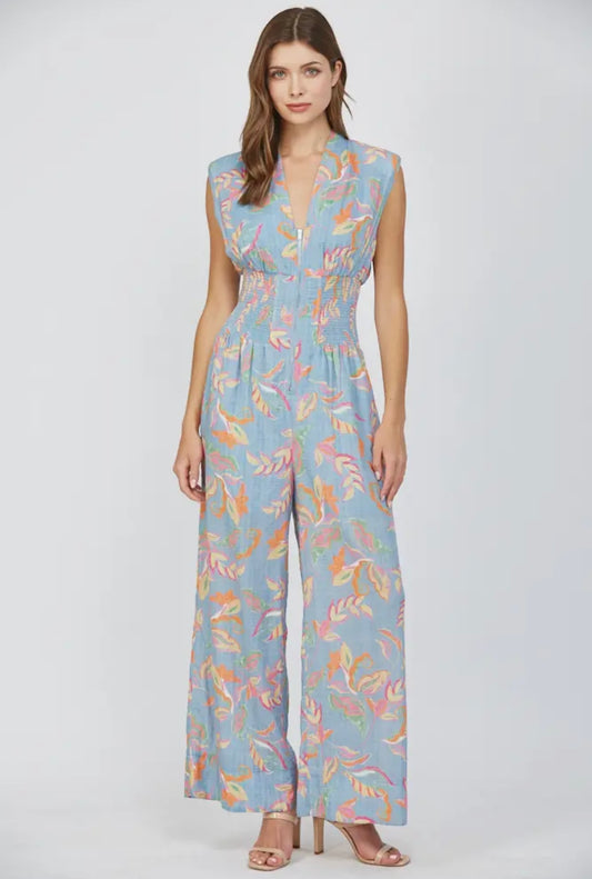 Zoey Smocked Jumpsuit