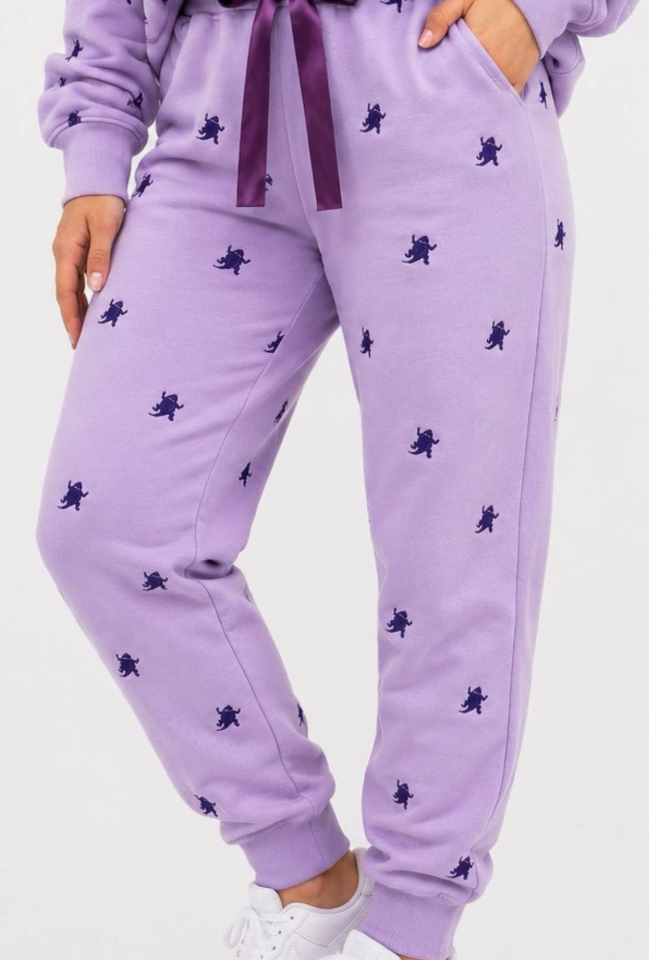 Tcu Embroidered Fleece Sweatpants