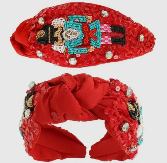 Red Nutcracker Headband