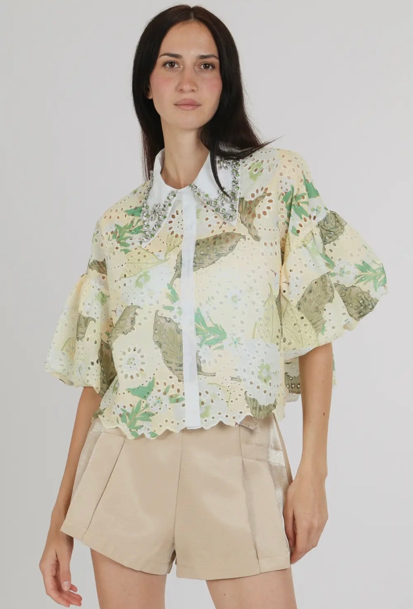 Emmy Eyelet Top