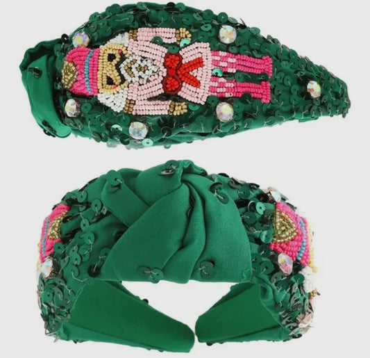 Green Nutcracker Headband