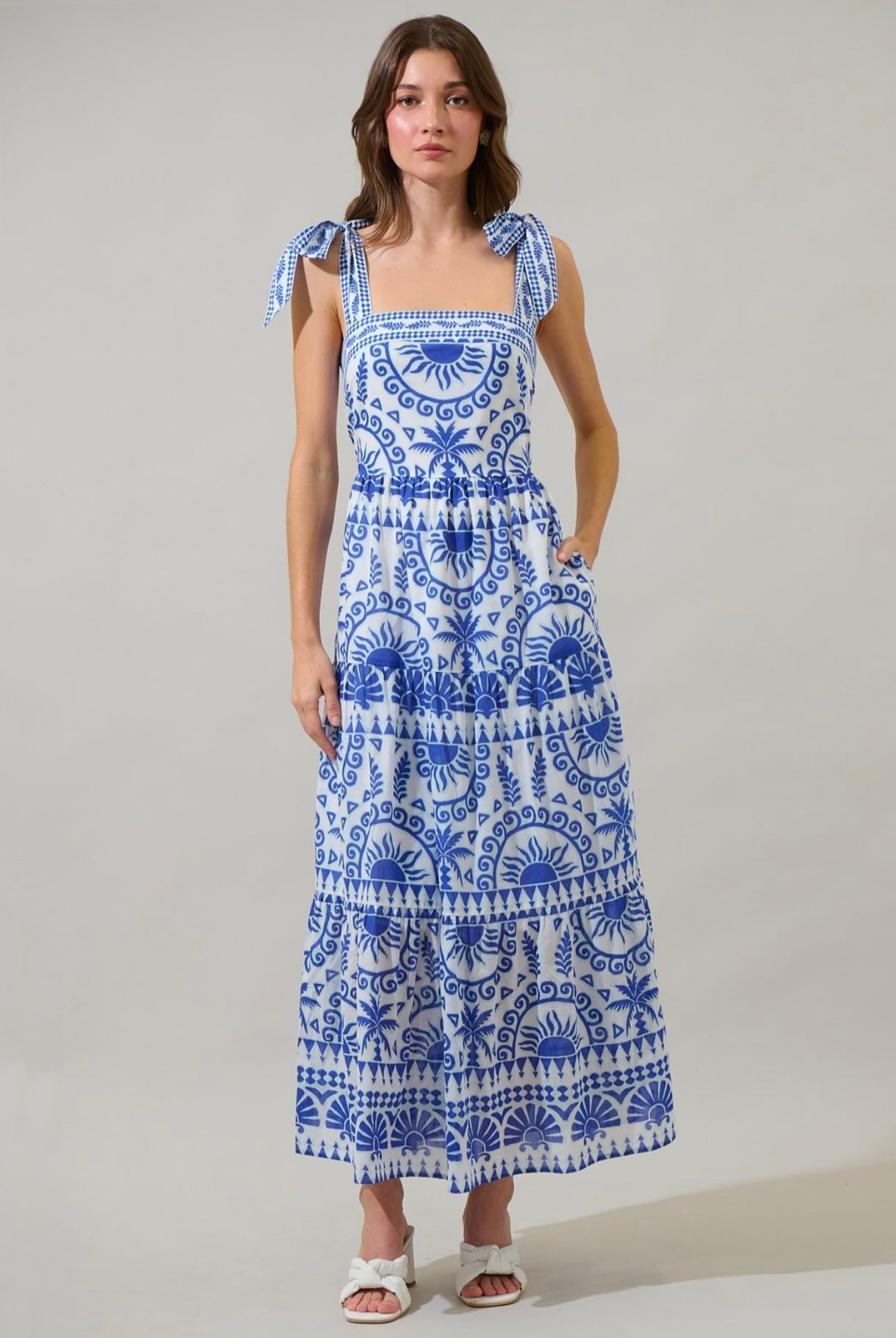 Rivera Tropics Emely Tiered Maxi Dress