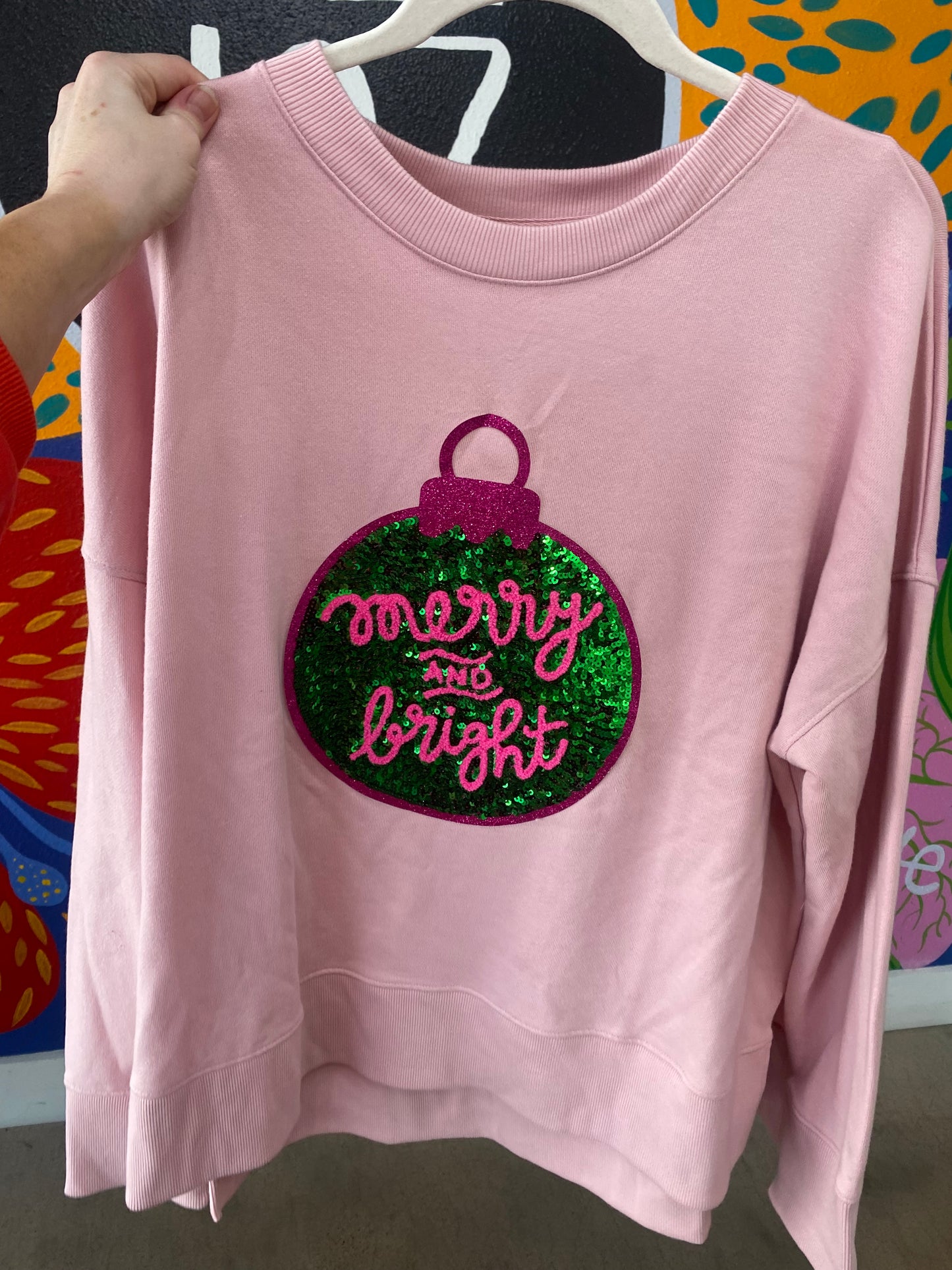 Merry and Bright Ornament Sweater