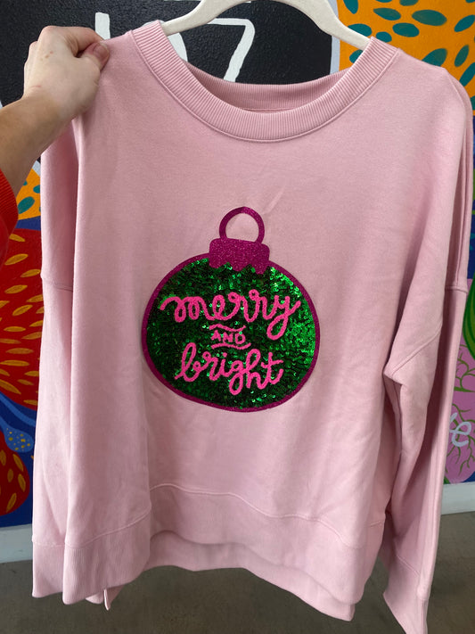 Merry and Bright Ornament Sweater