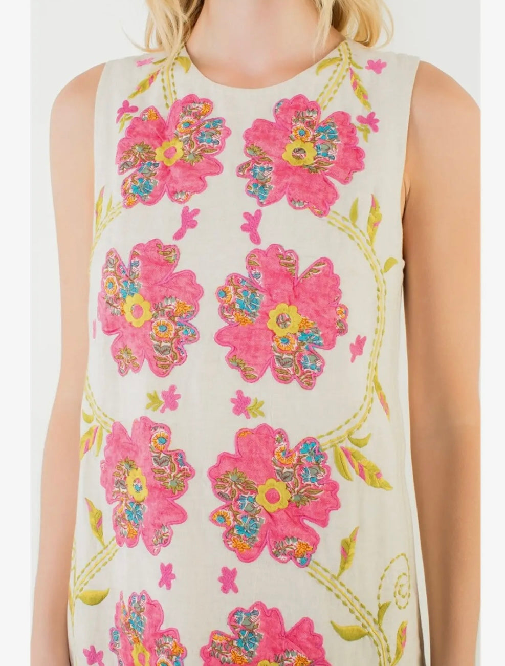 Ainsley Sleeveless Floral Dress