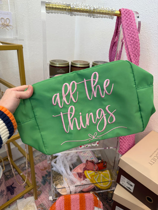All the things travel bag