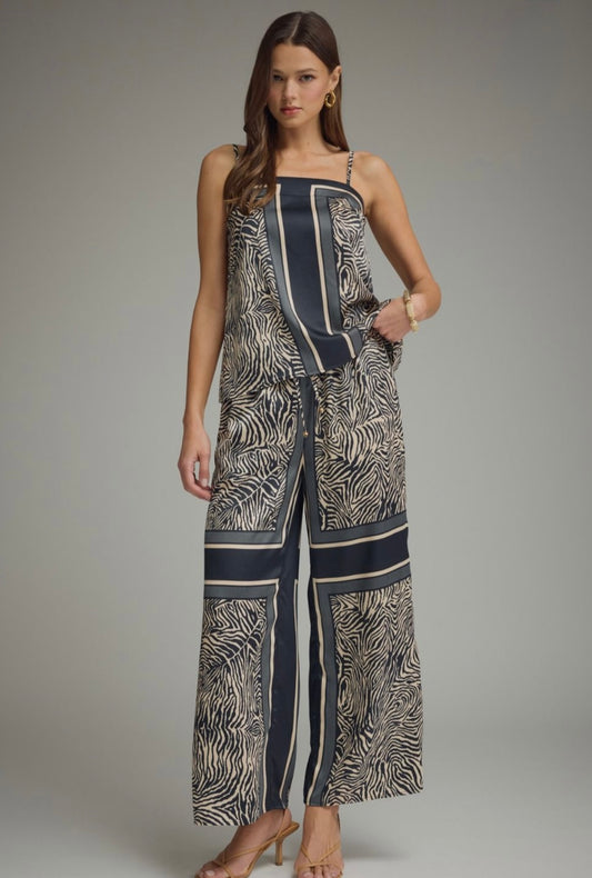Olivia Zebra Pants Set
