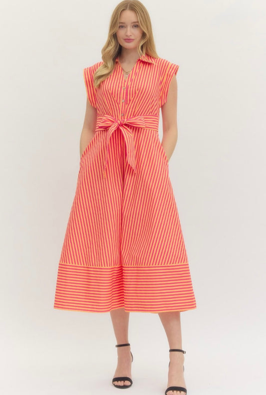 Isla Striped Dress