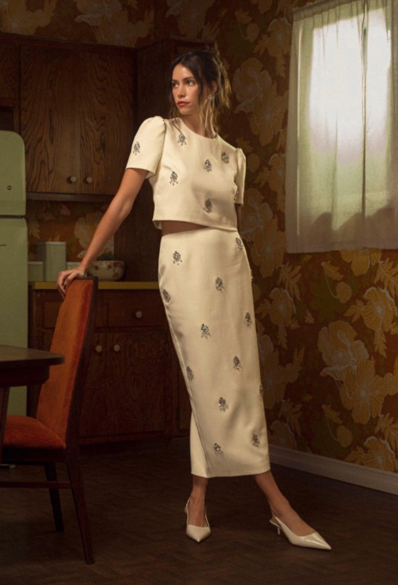 Esther Jewel Midi Skirt Set