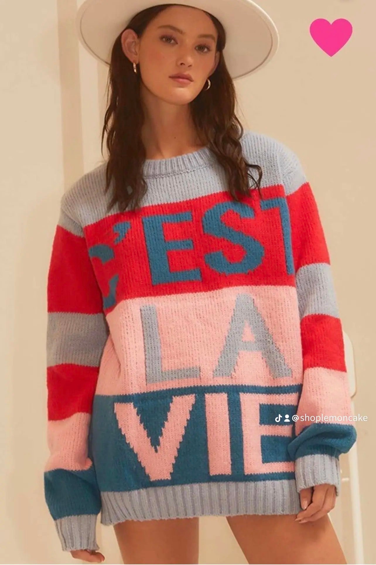 Vest La Vie Colorblock Sweaters