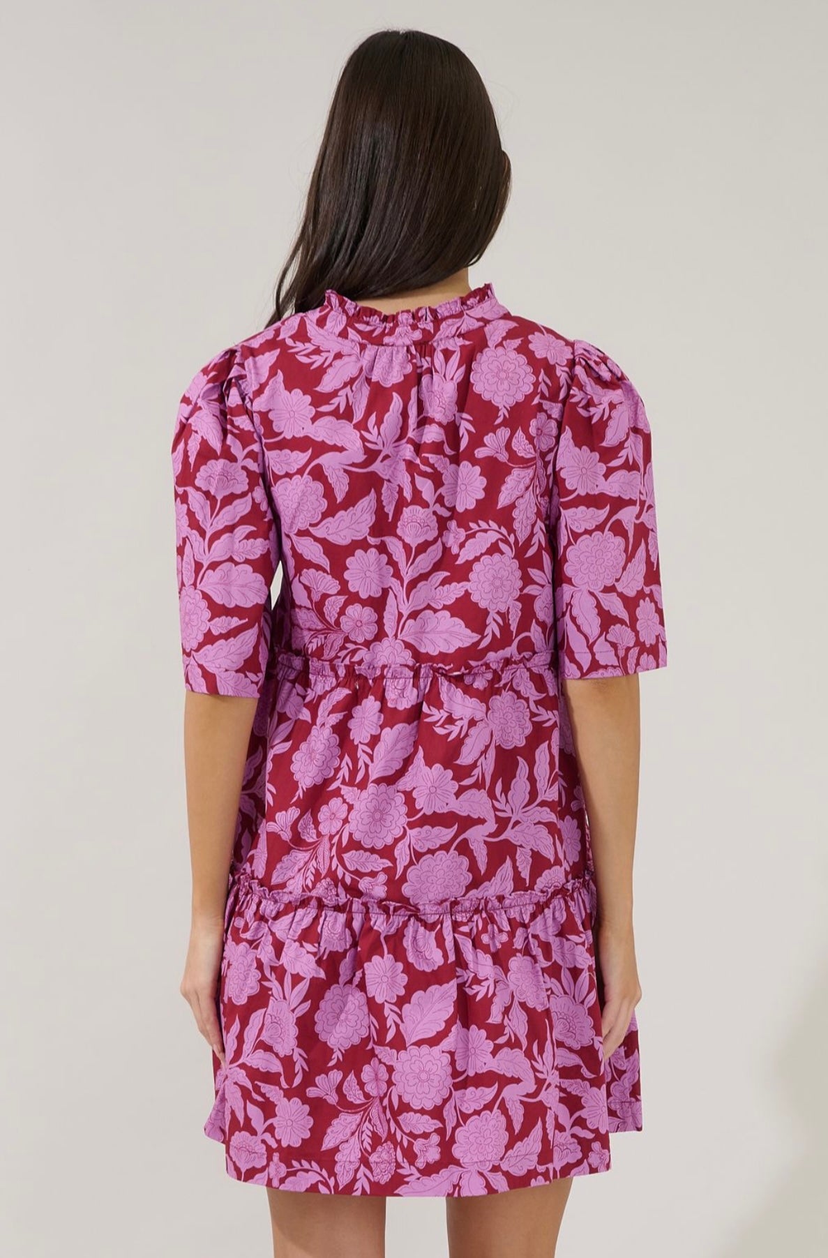 Dixie Split Neck Shift Dress Yunice
Floral