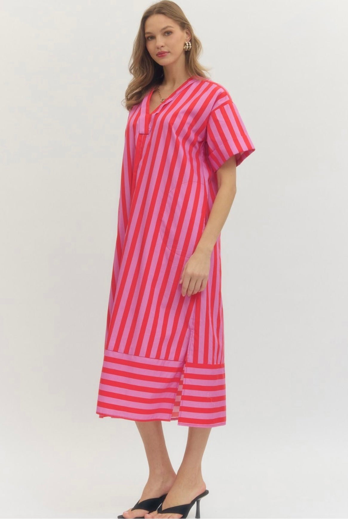 Addison Maxi Dress- Pink