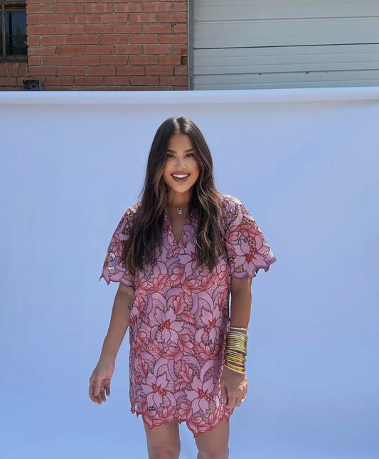 LULU SHORT SLEEVE MINI
CAFTAN- AUTUMN