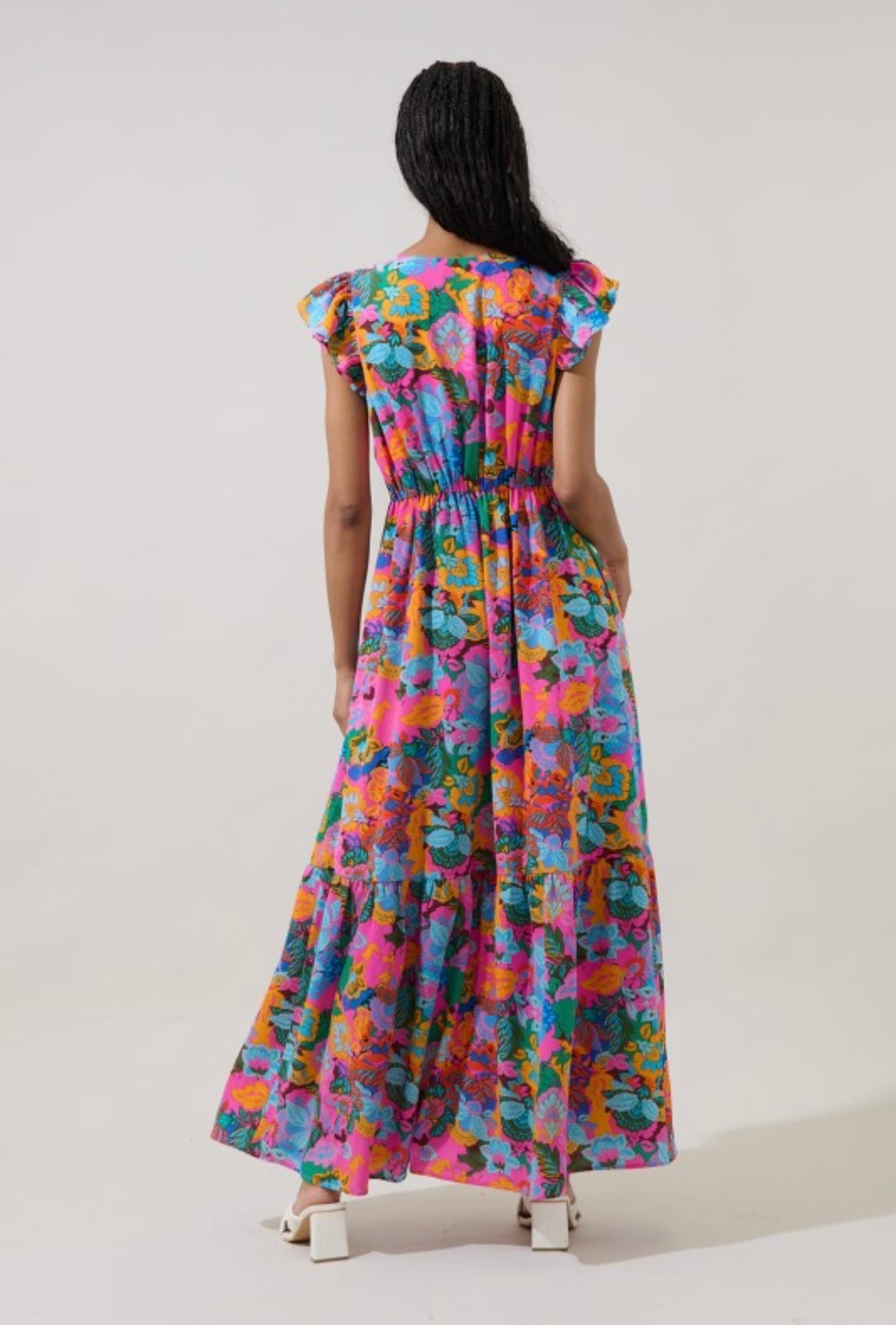 EVIANNA FLUTTER MAXI DRESS MADELY
FLORAL