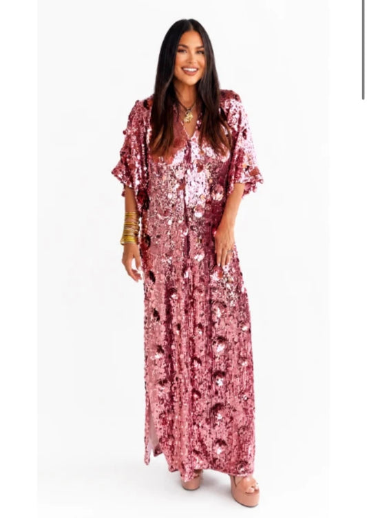 CLARA CAFTAN - ROSE