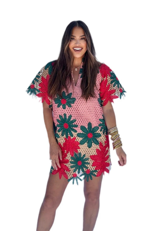 LULU SHORT SLEEVE MINI
CAFTAN-SEDONA