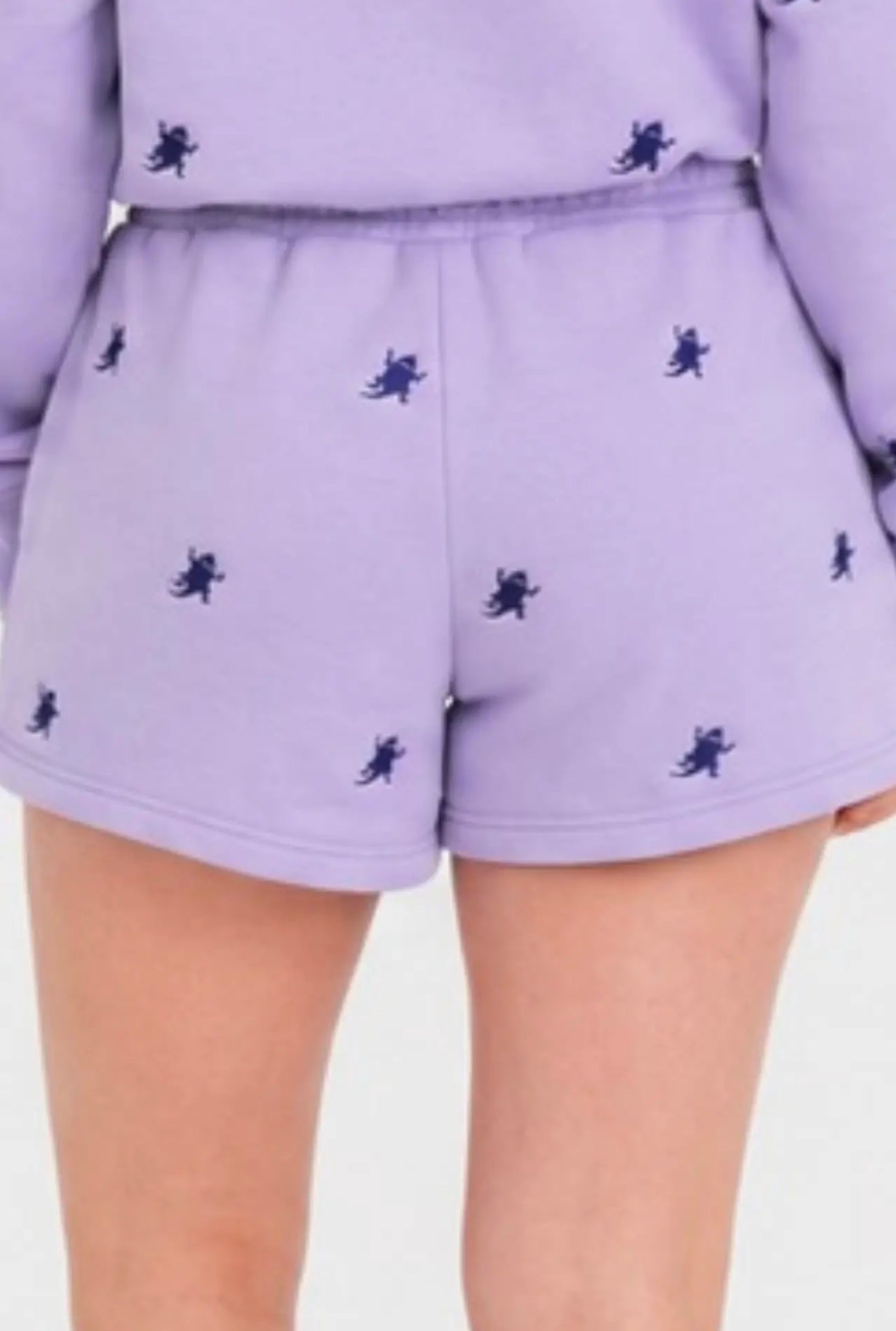 Tcu Embroidered Fleece Shorts