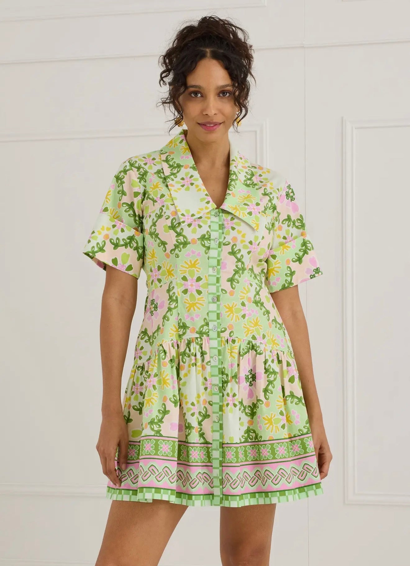 The Julia Dress- Green Clover