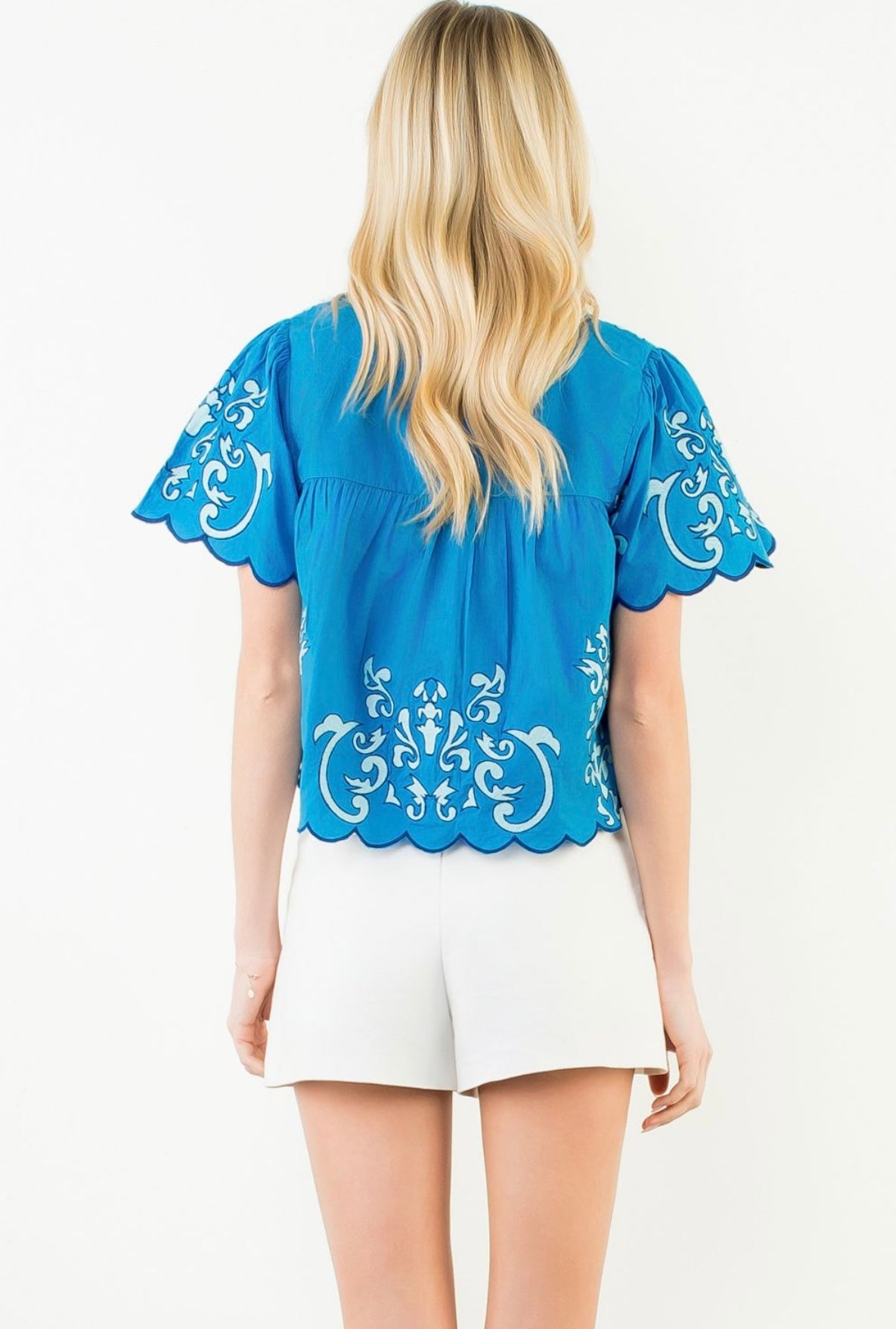 Sandy Embroidered Top