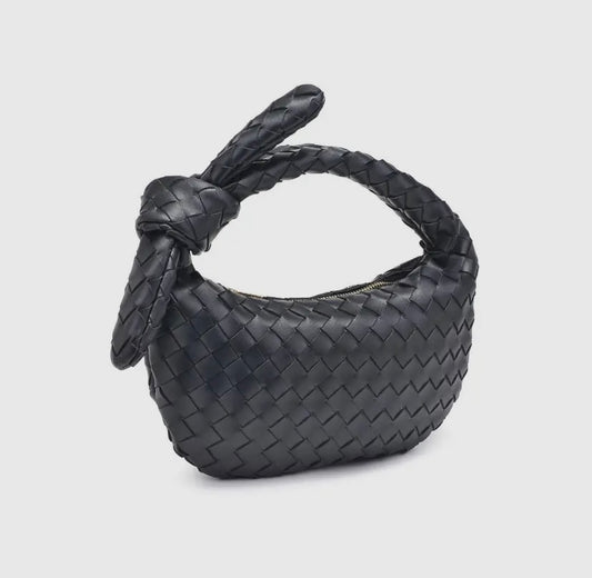 Lizbeth Woven Knot Clutch