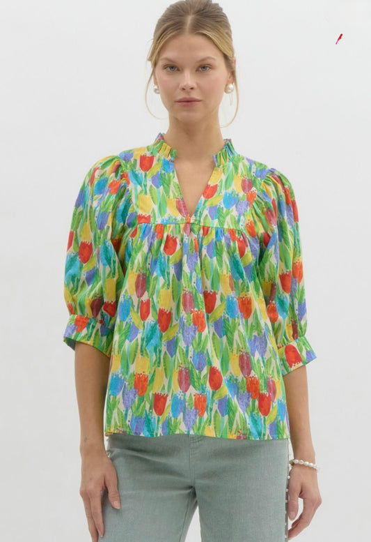 Tulip Dreams Top