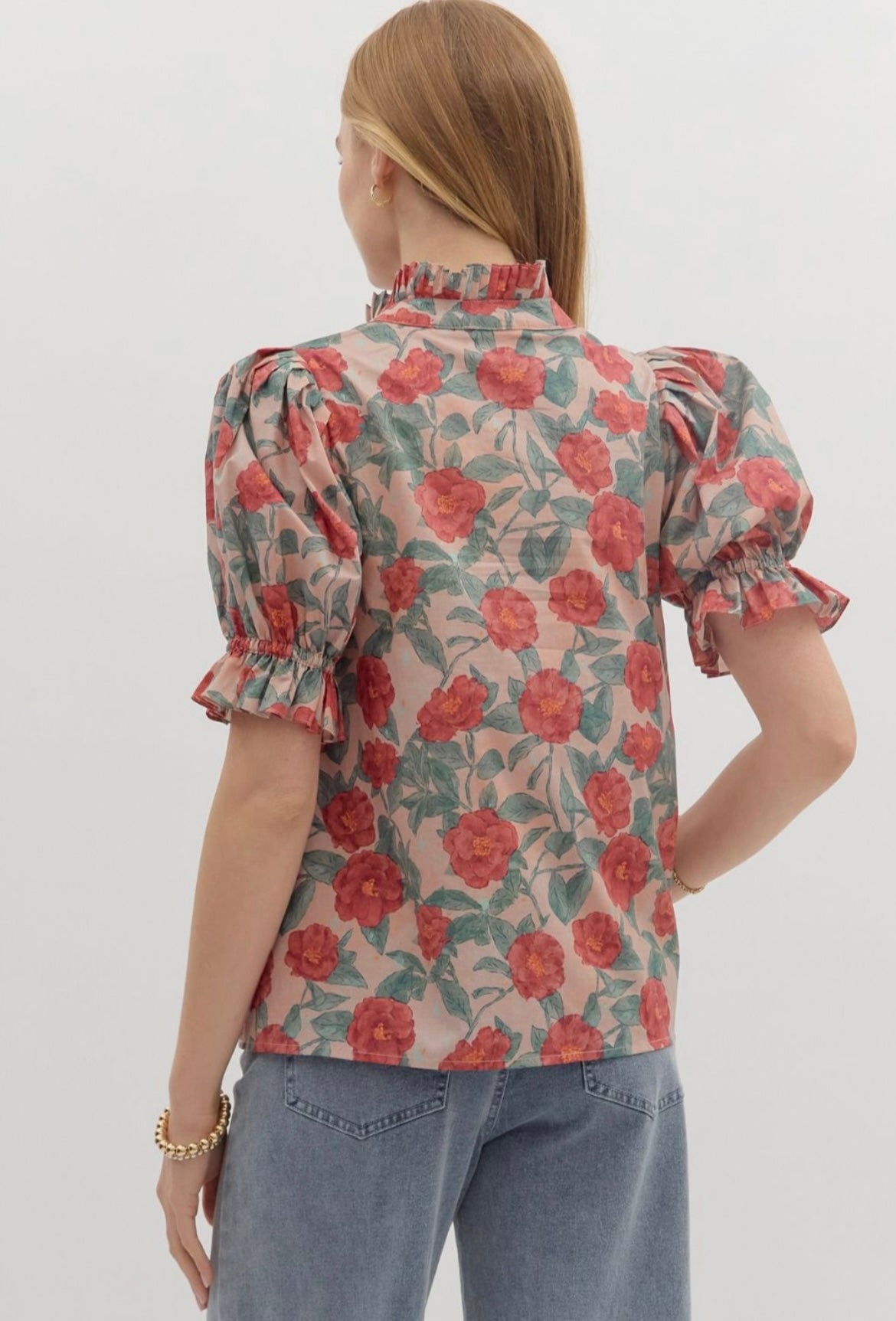 Rose Blush Floral Top