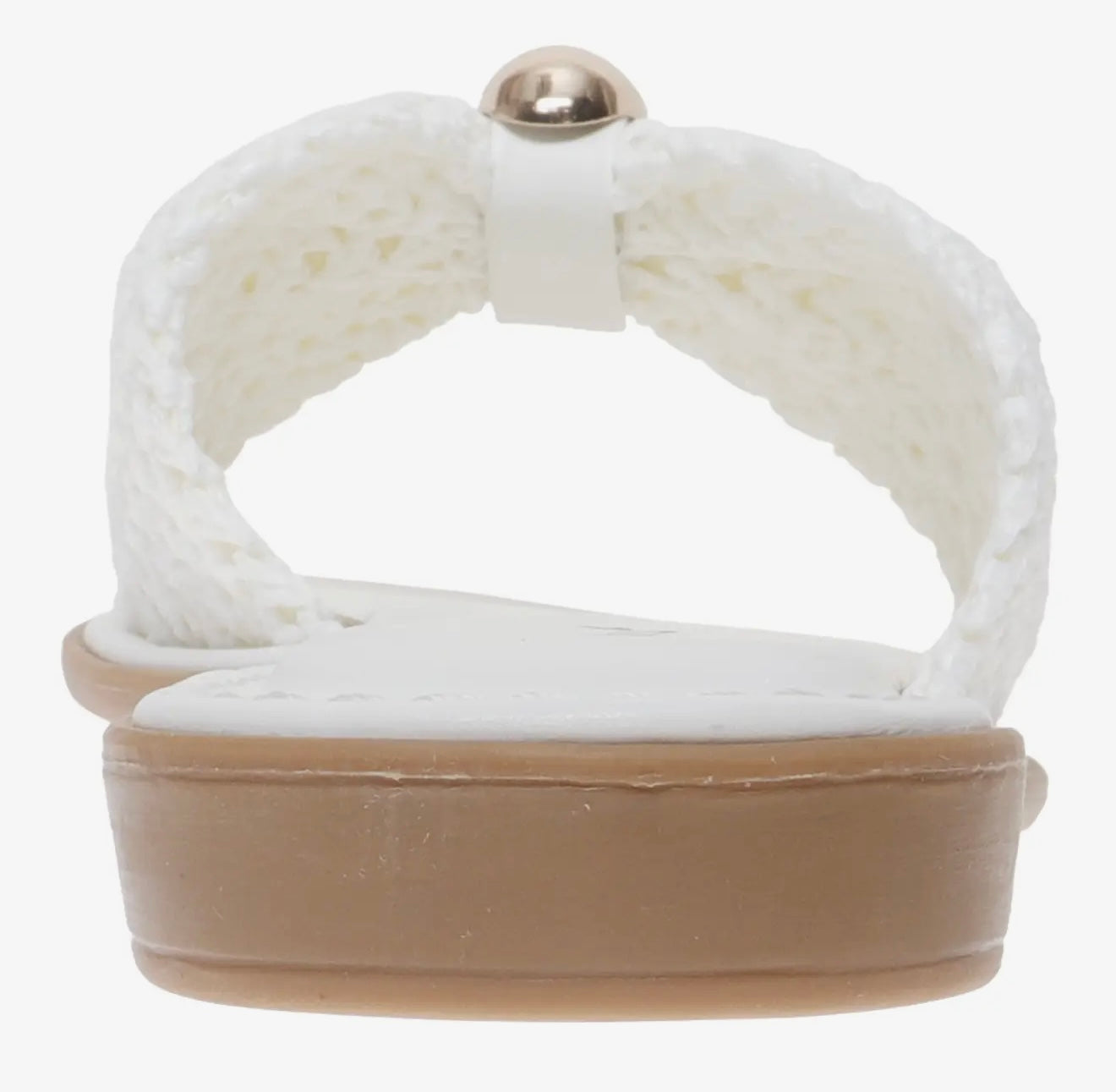 White Jenna Slides