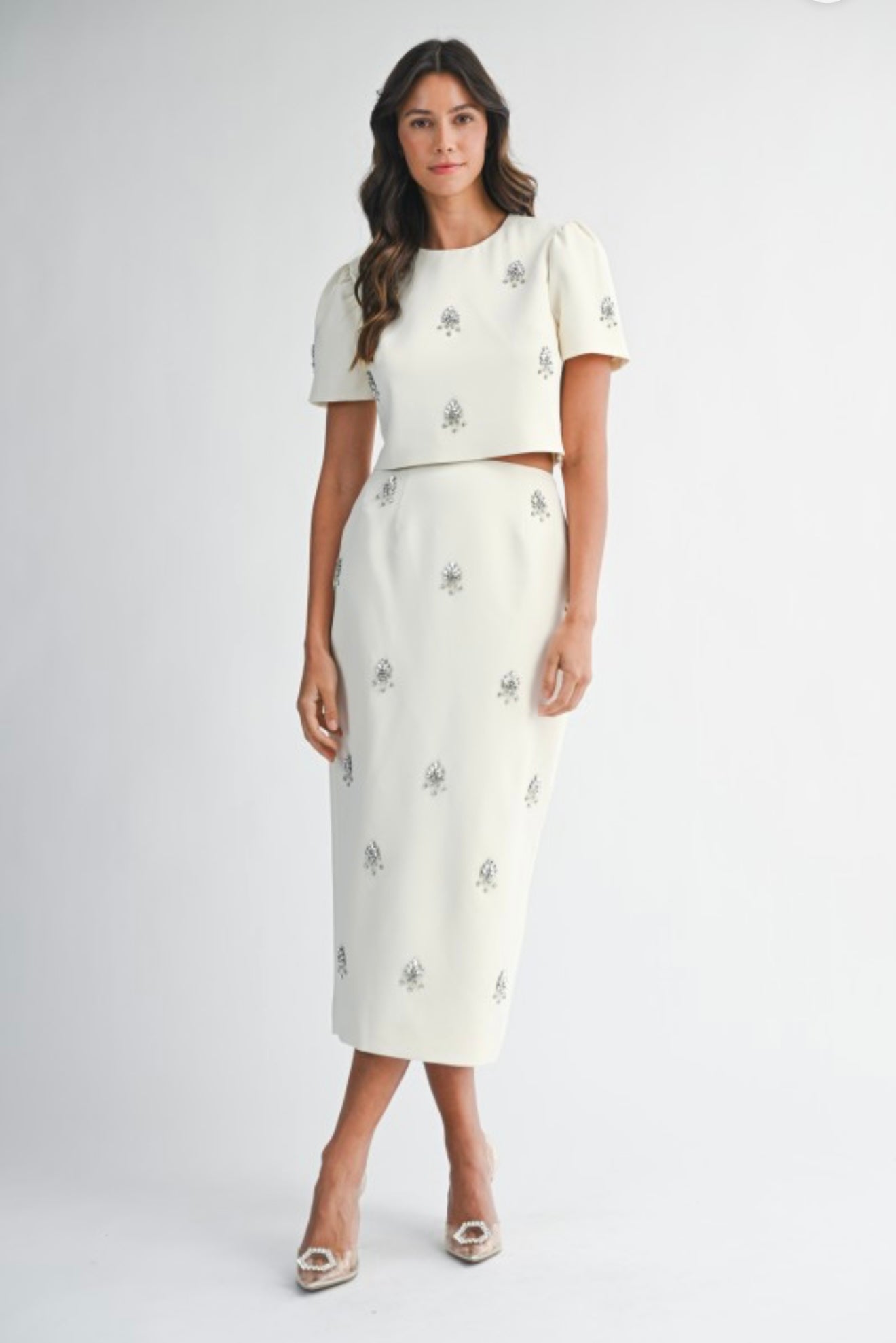 Esther Jewel Midi Skirt Set