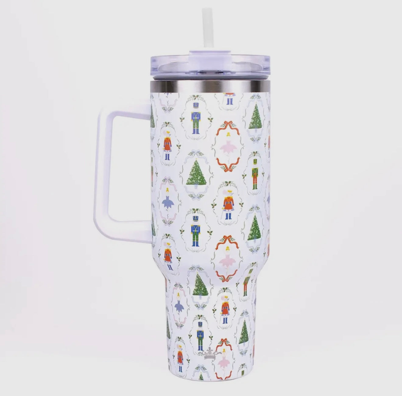 Nutcracker Waltz Tumbler White/ Multi 40oz