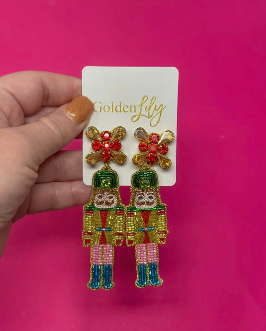 Nutcracker Earrings- Multi