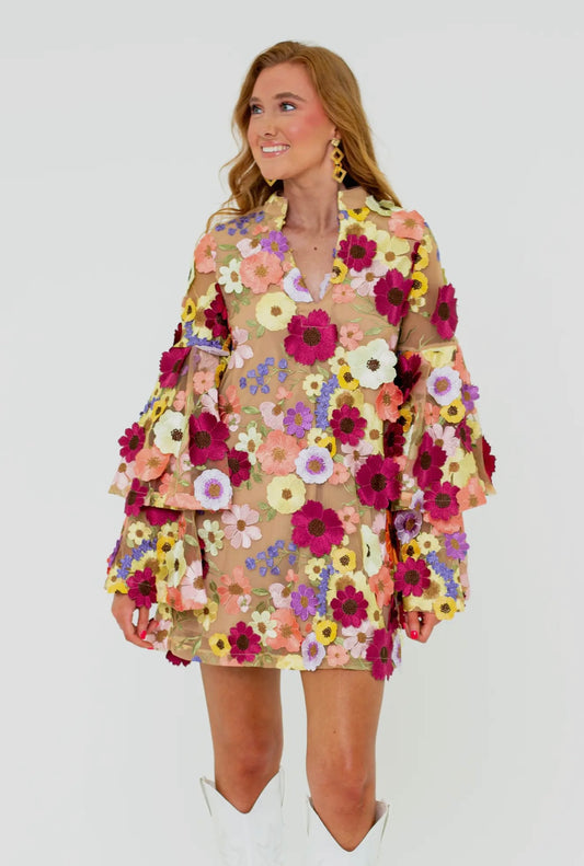 Gayle Gerbera Daisy Dress