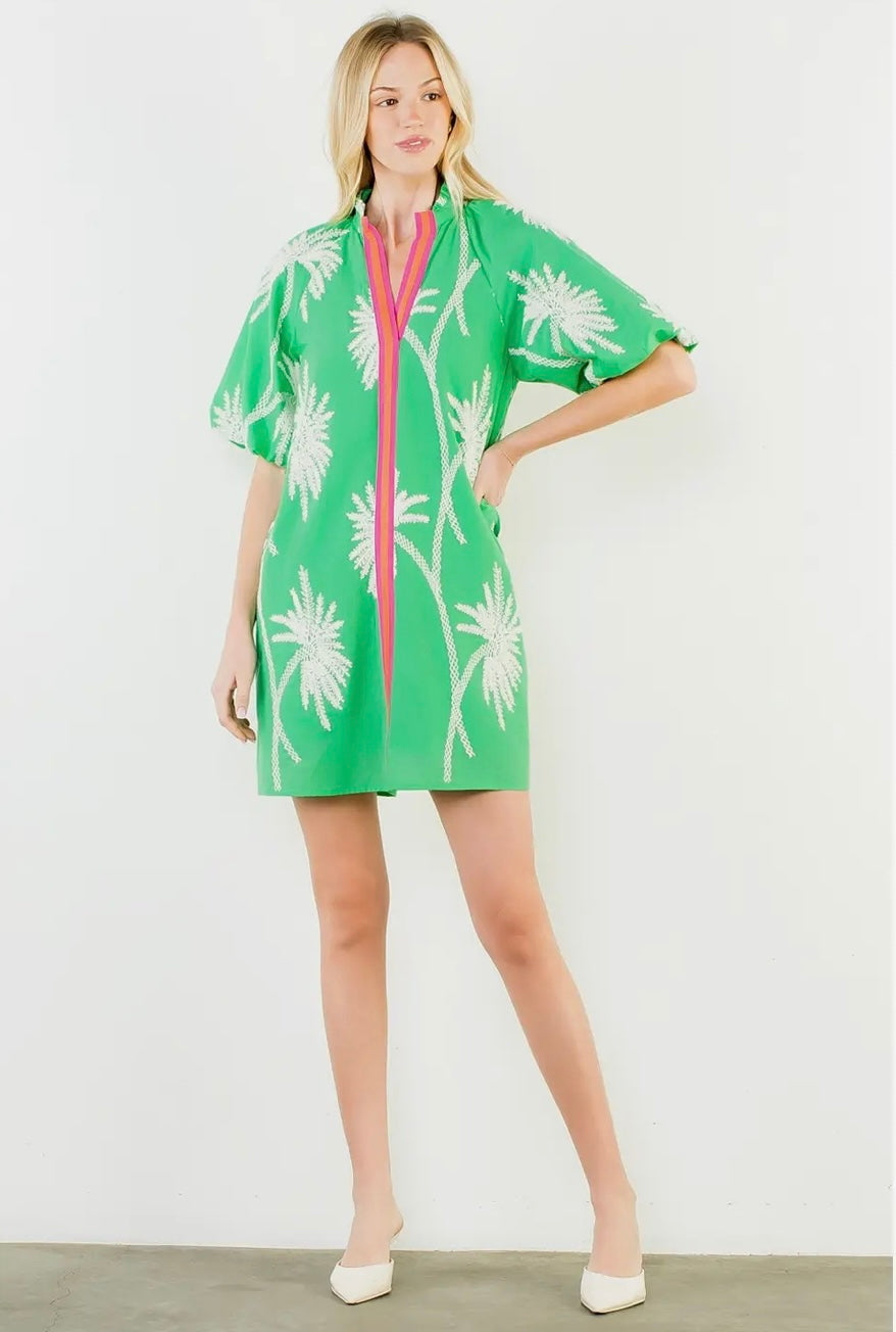Kelly Palm Dress