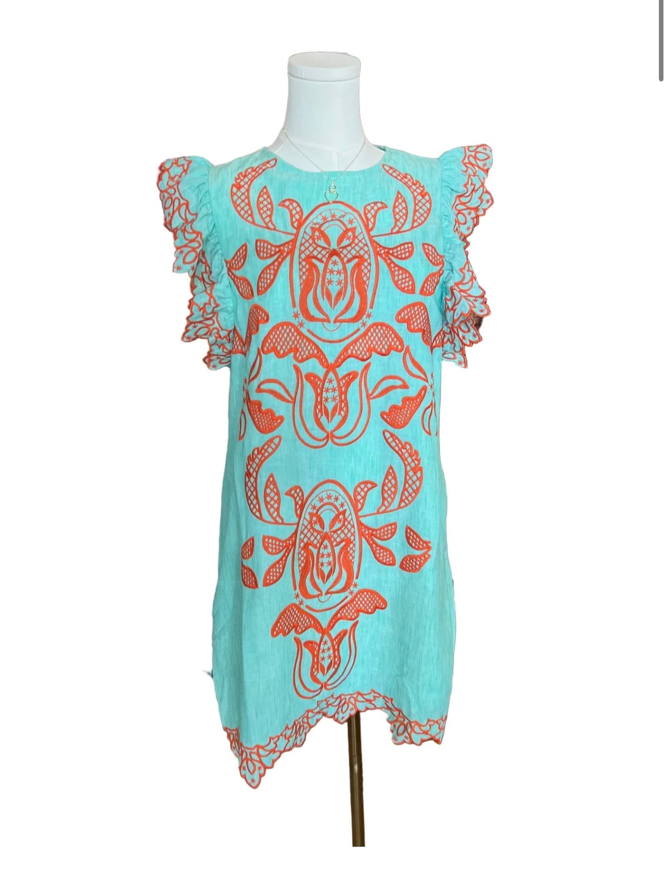 Lennox Embroidered Dress