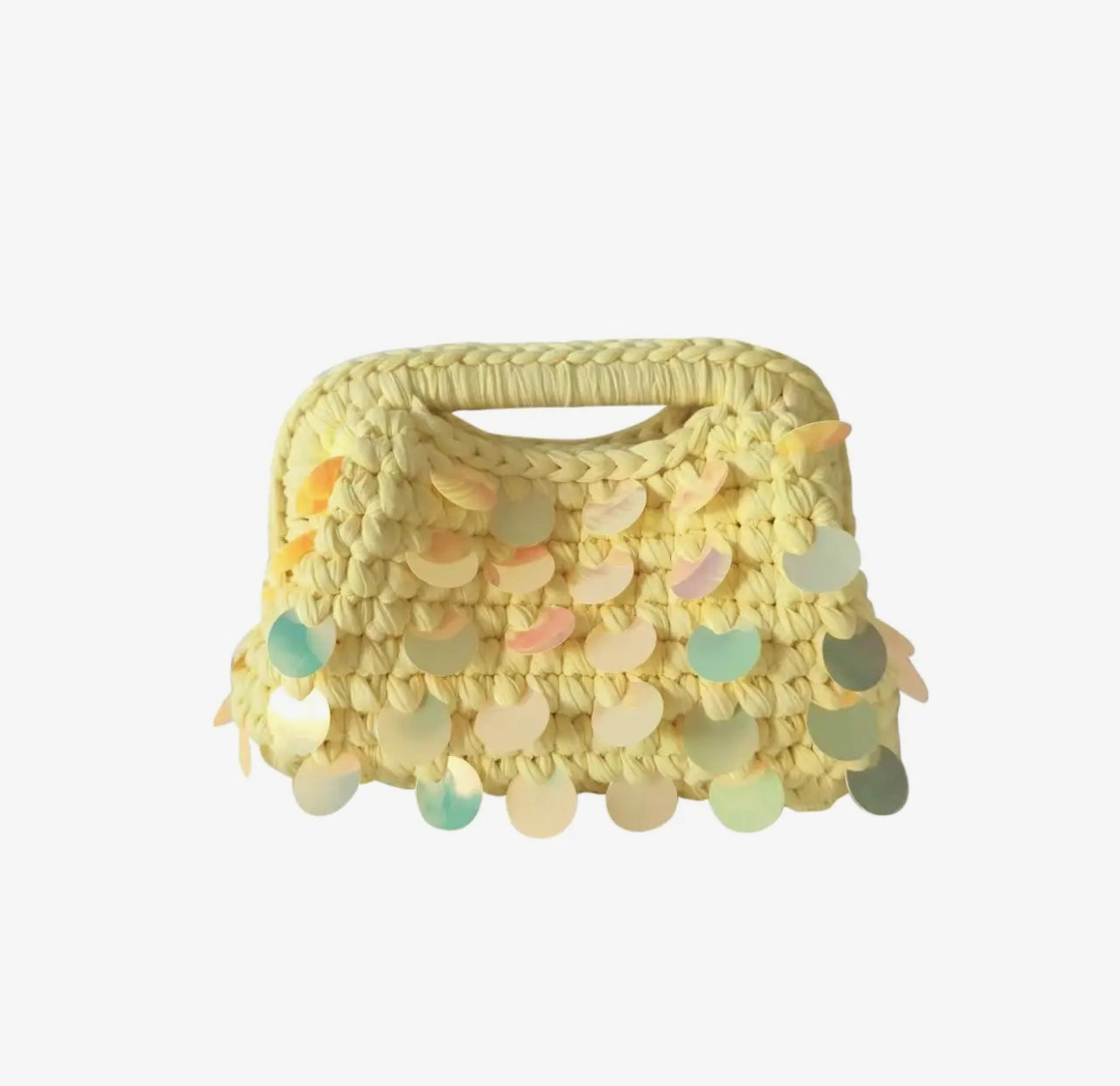 Tropez Woven Bag - Yellow