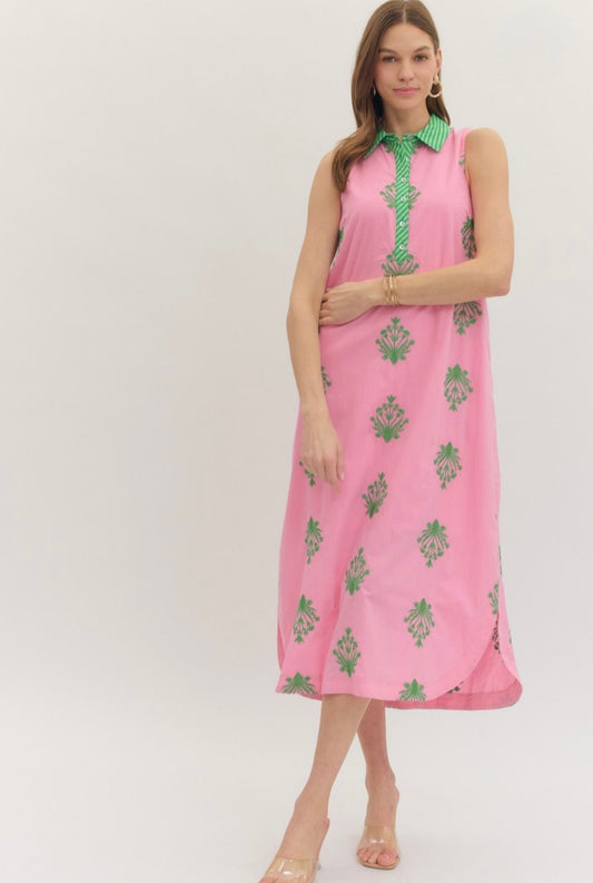 Gentry Embroidered Dress