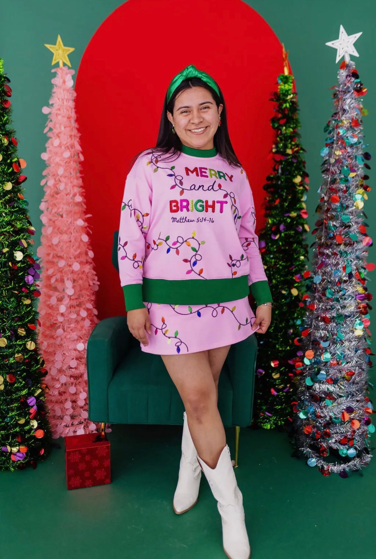 Merry & Bright Christmas
Lights Sweatshirt