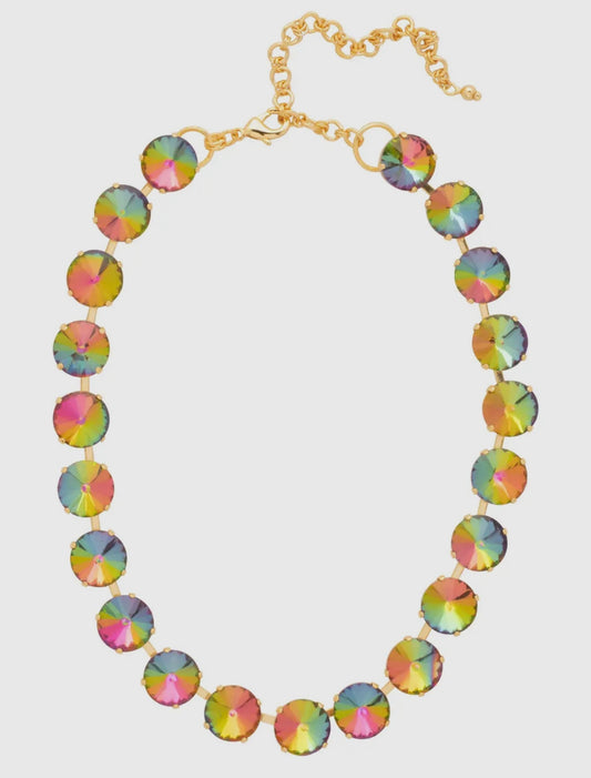 Nadine Tennis Necklace- Vibrant- Sorrelli