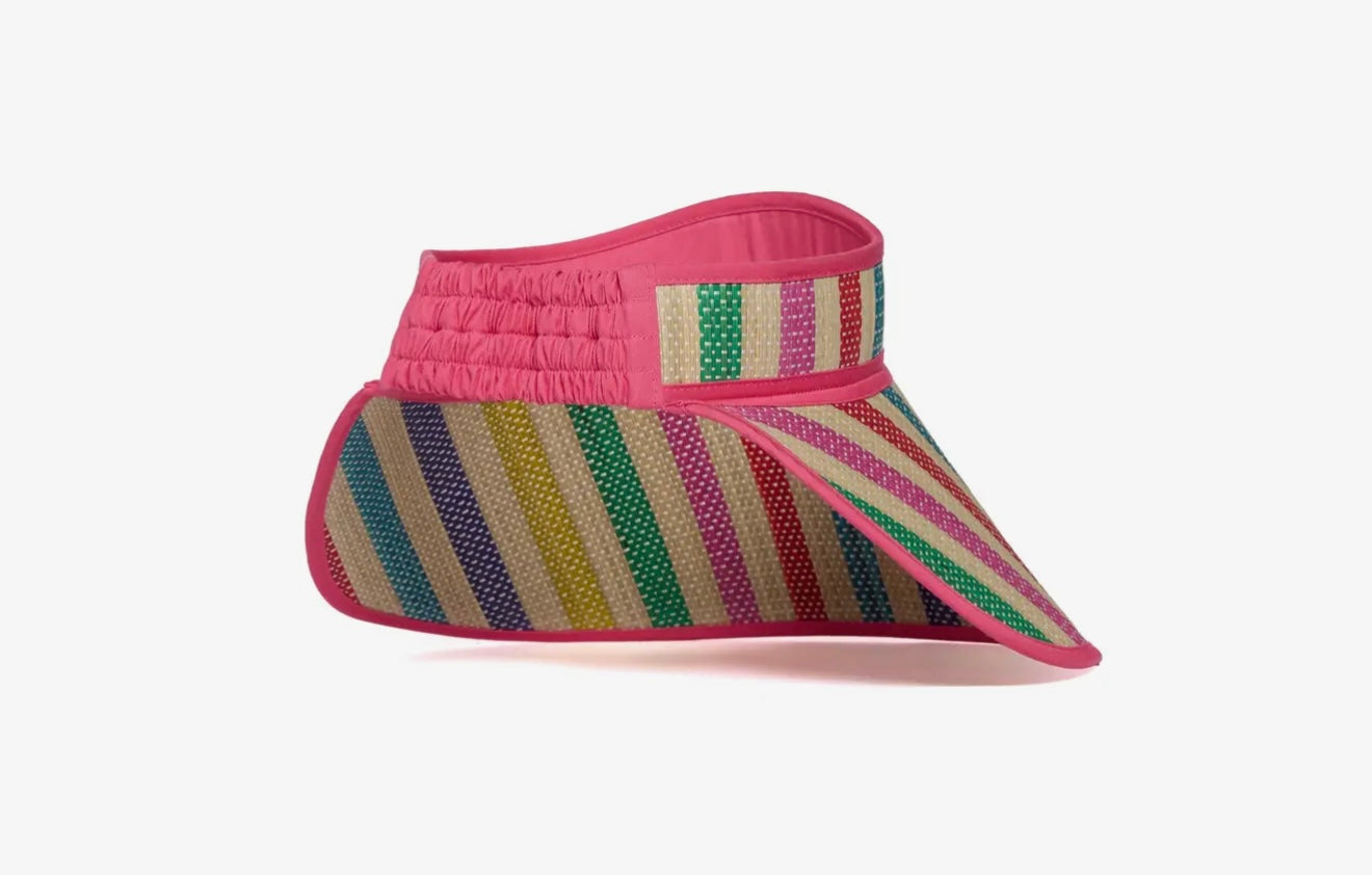 Resort Days | Fuschia Sunshine Sun Visor- Small