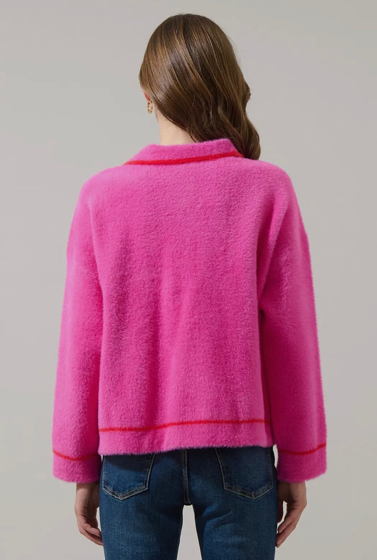 Menley Eyelash Contrast Jacket