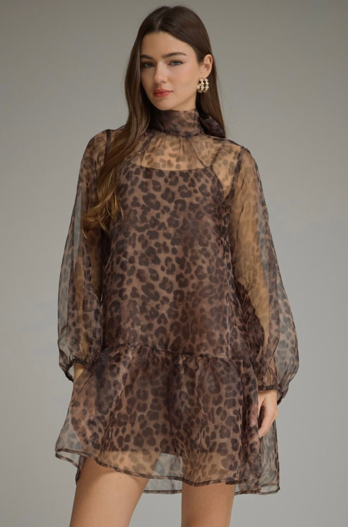 Celia Leopard Dress