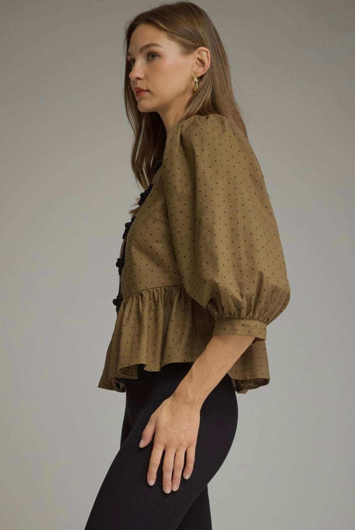 Jayne Olive Top