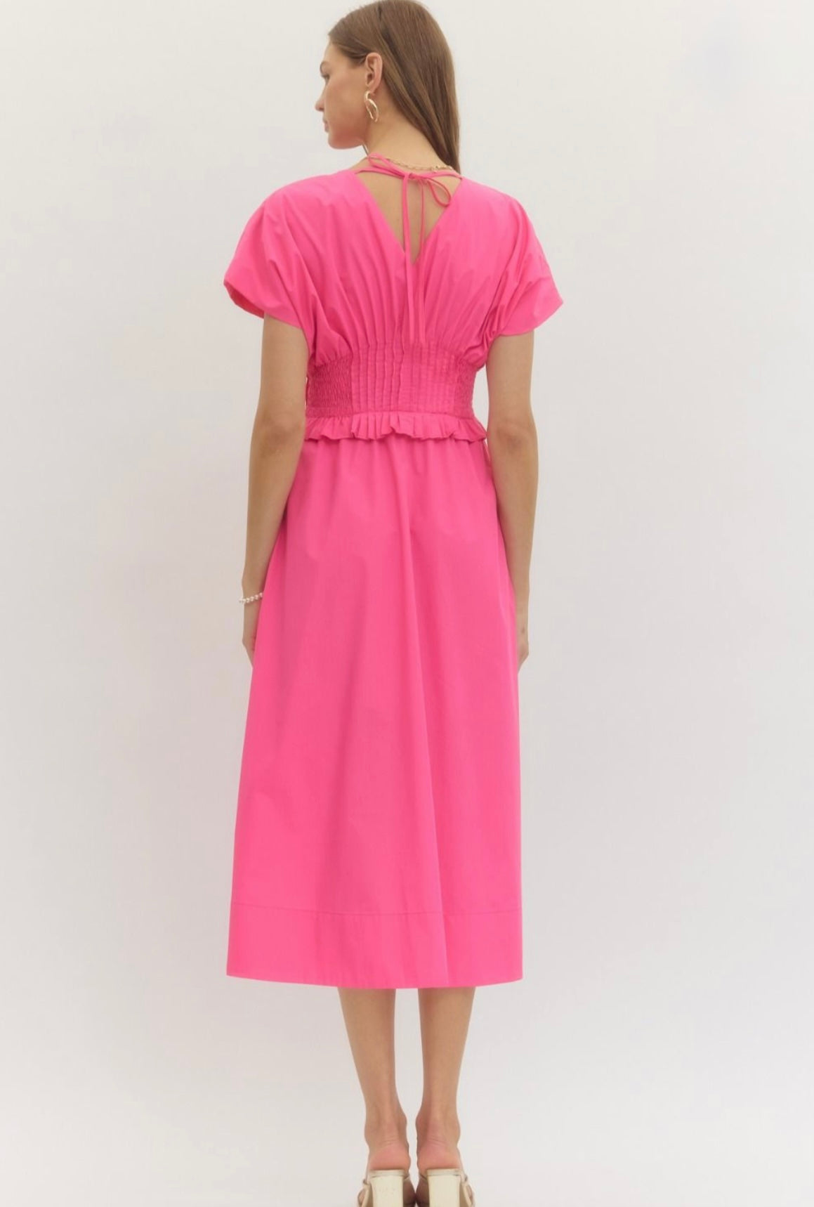 Astrid Dress- Hot Pink