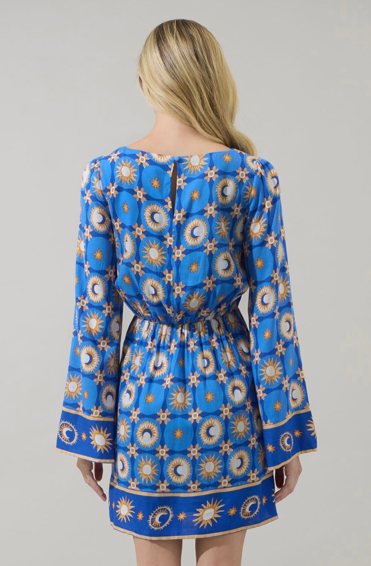 Moonshine Tovary Bell Sleeve Mini Dress
