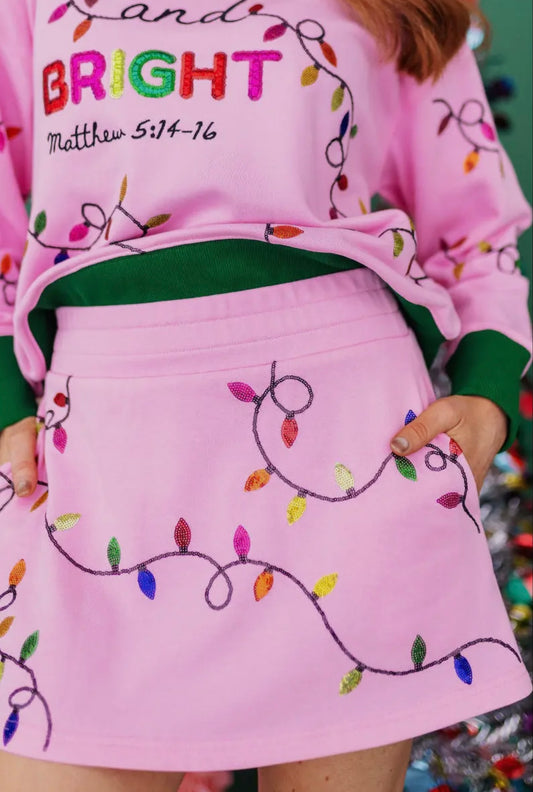 Merry & Bright Christmas Lights
Skirt/Skort