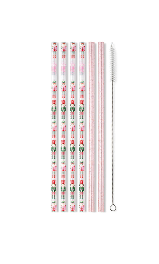 Sugar Plum Reusable Straw Set- Swig Life