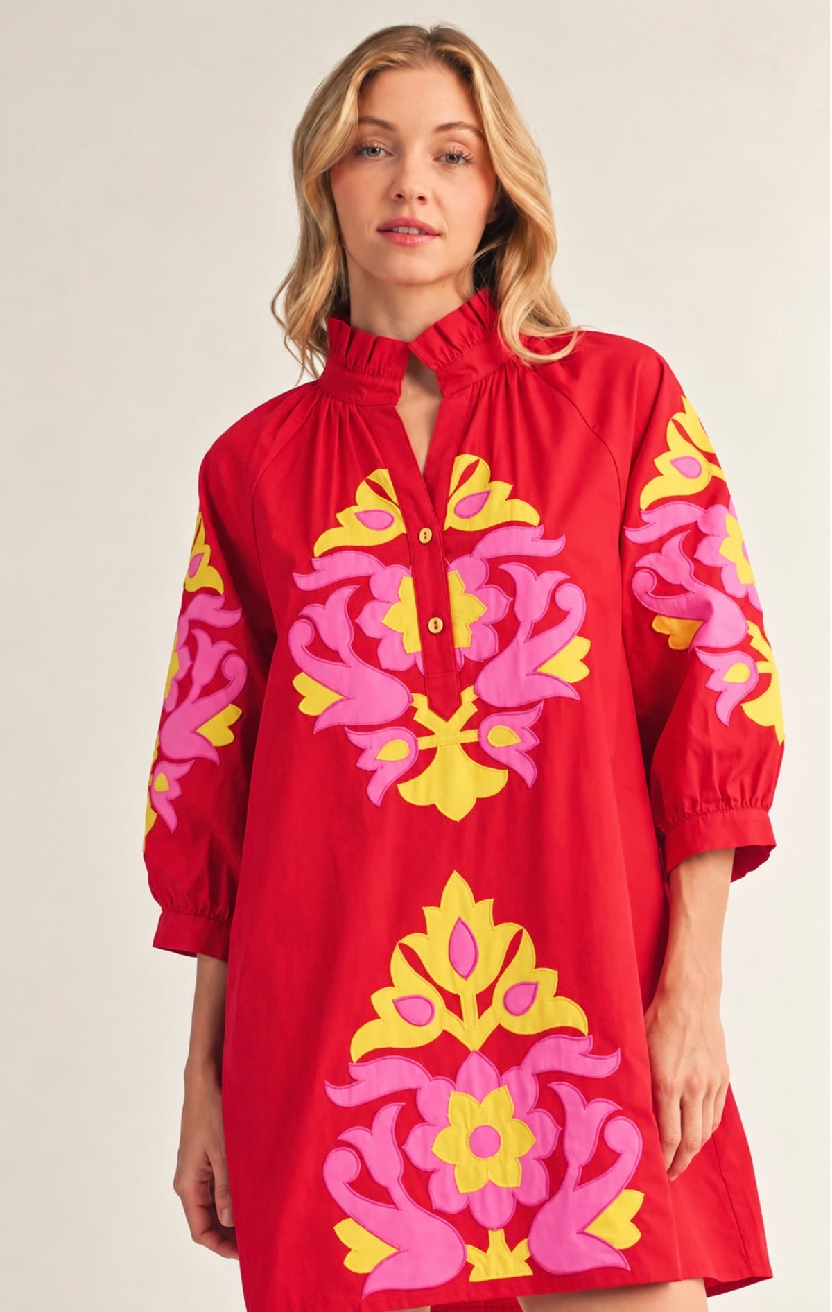 Sunfire Baroque Embroidered Dress