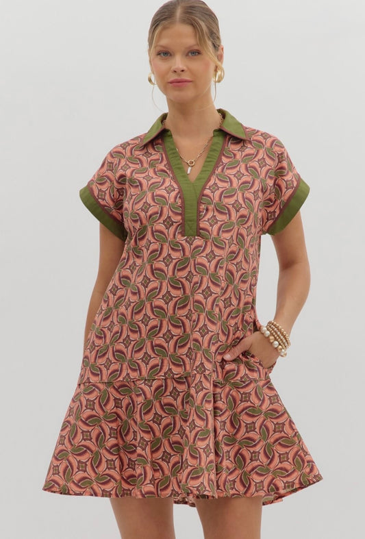 Jasper Dress-  Terracotta