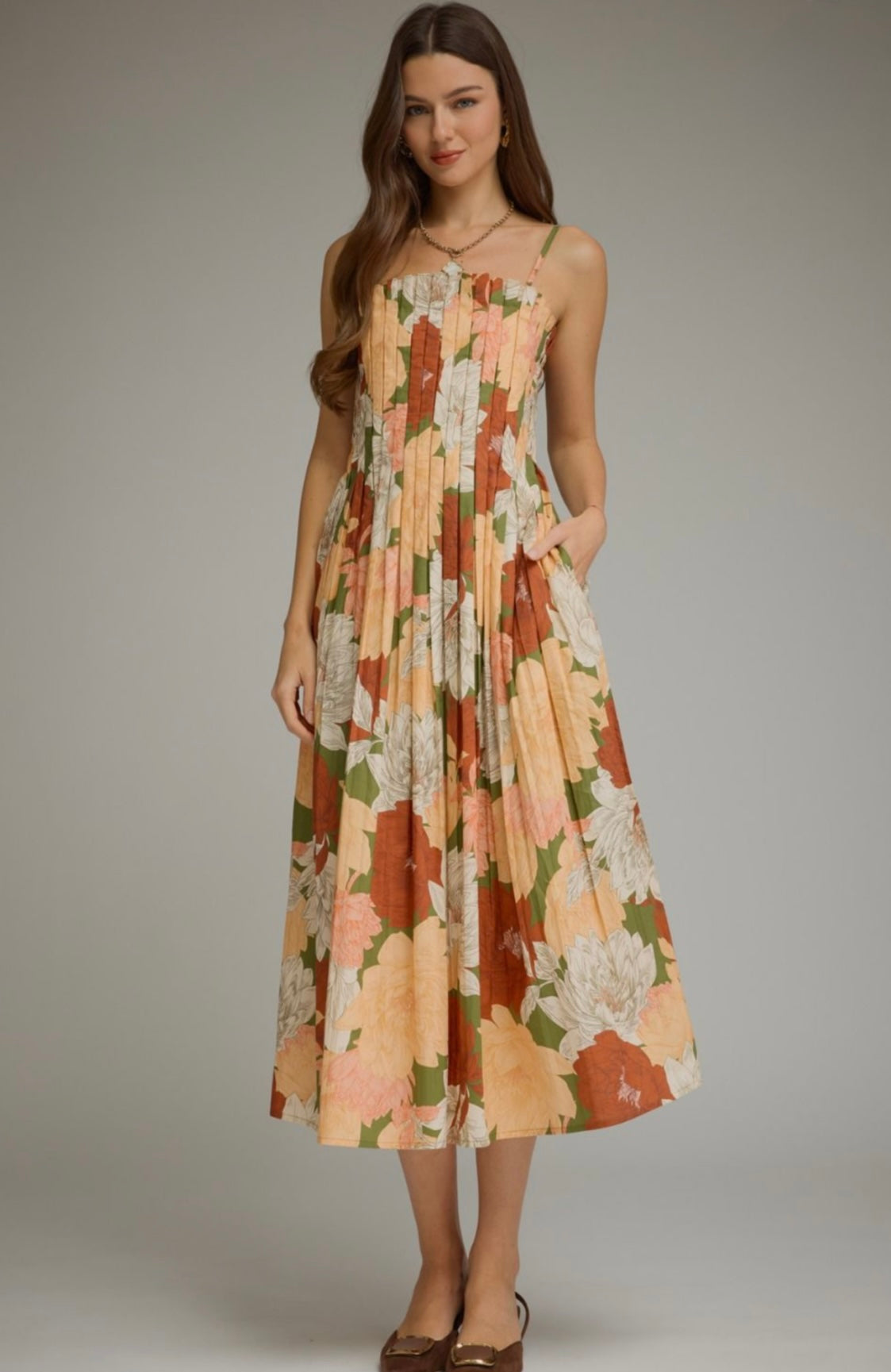 Fall Floral Dreams Dress