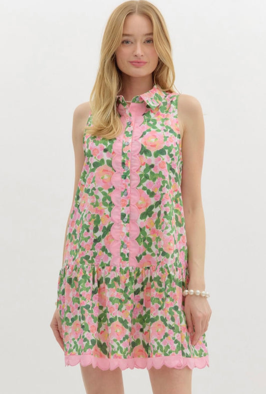 Hannah Dress- Pink
