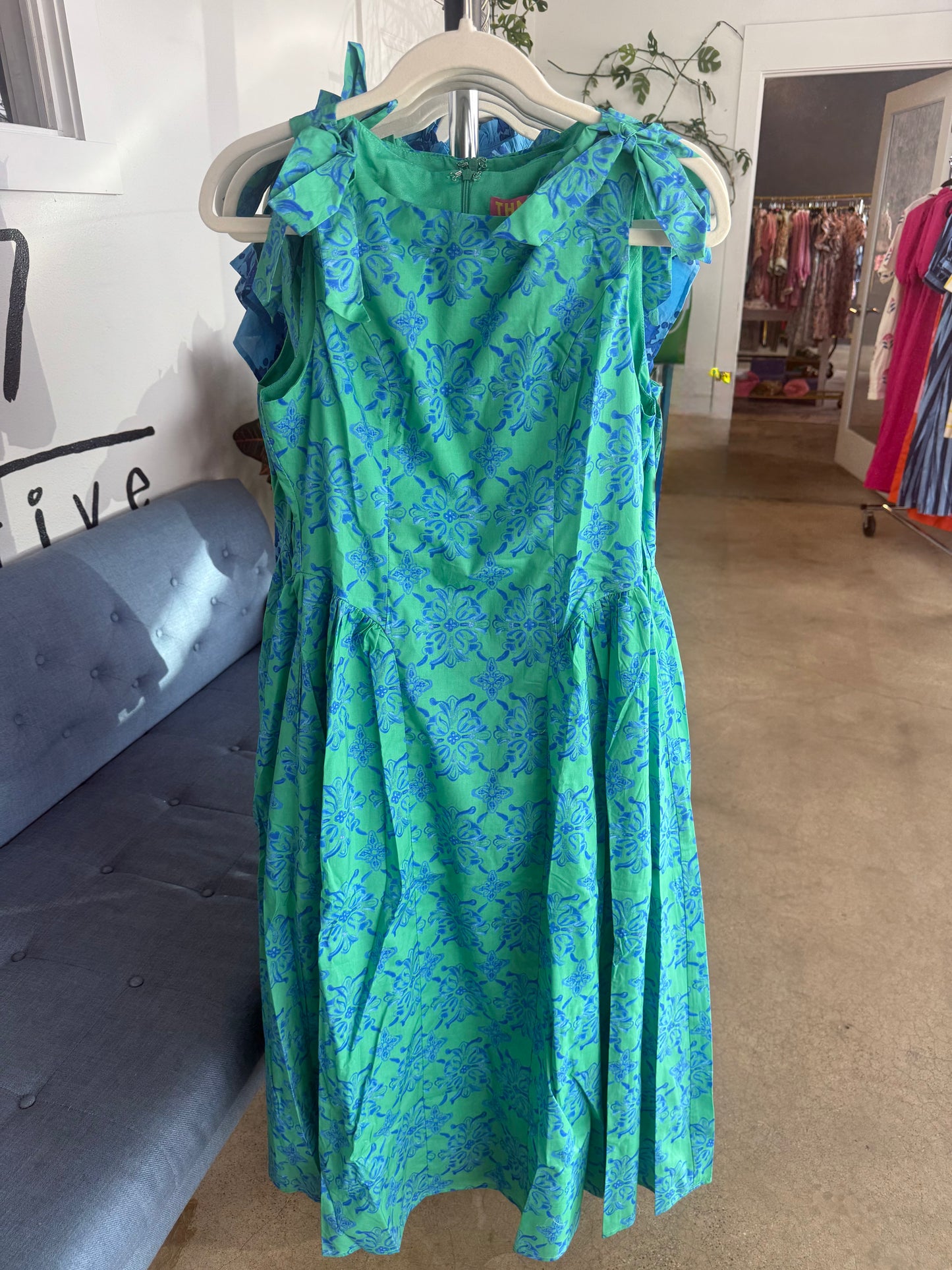 Seaside Garden Midi Dress
